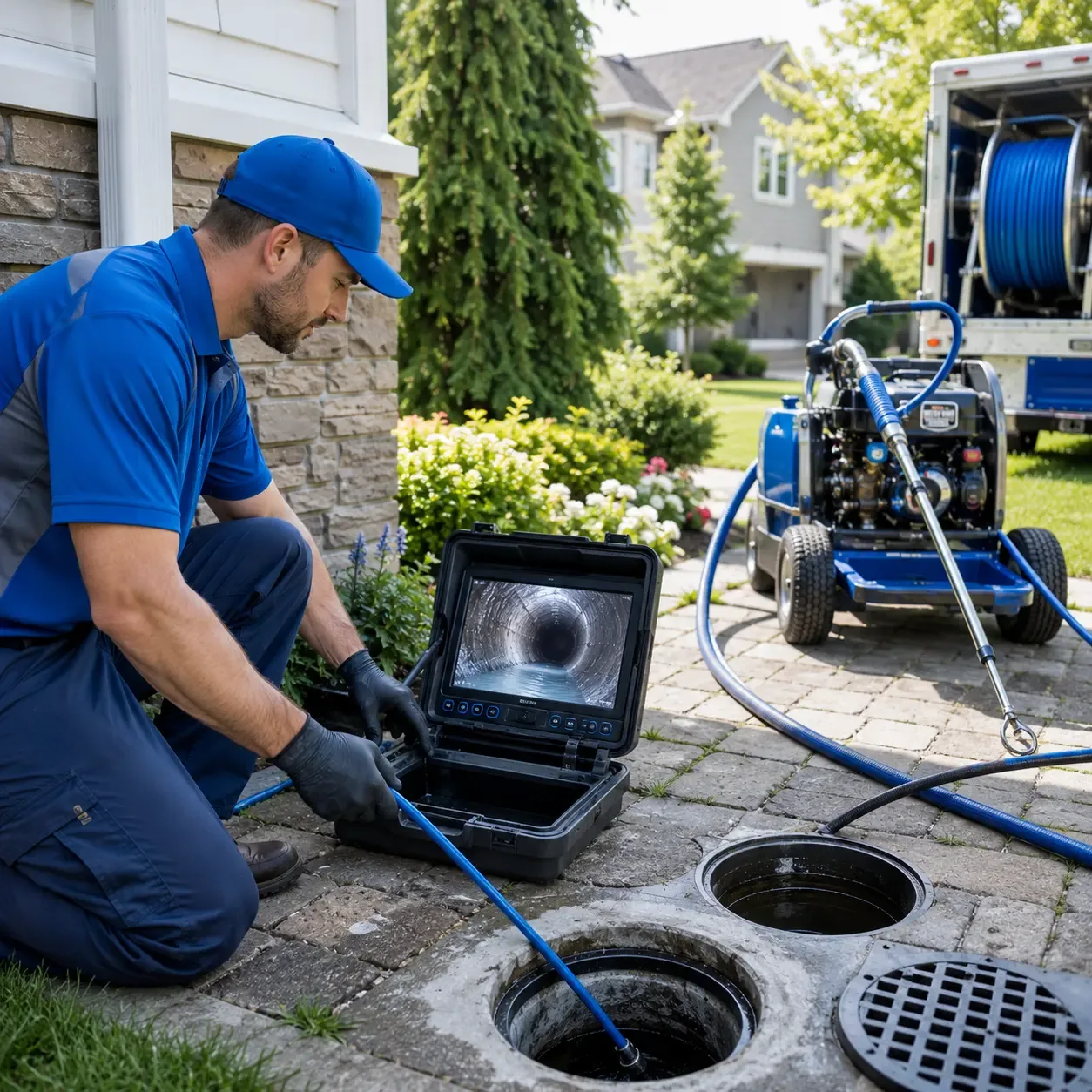 Outdoor drain cleaning professionals serving Sweetser, IN